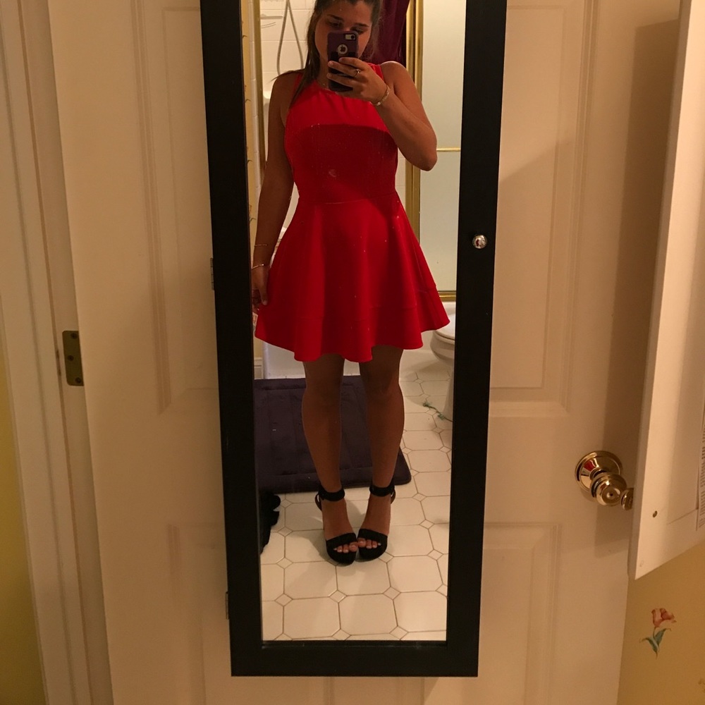 Beautiful red dress